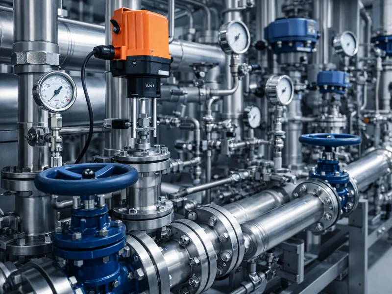 válvulas y sistemas de control de flujo industrial