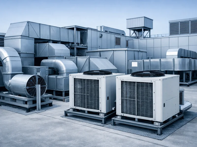 Sistemas HVAC industriales para climatización técnica